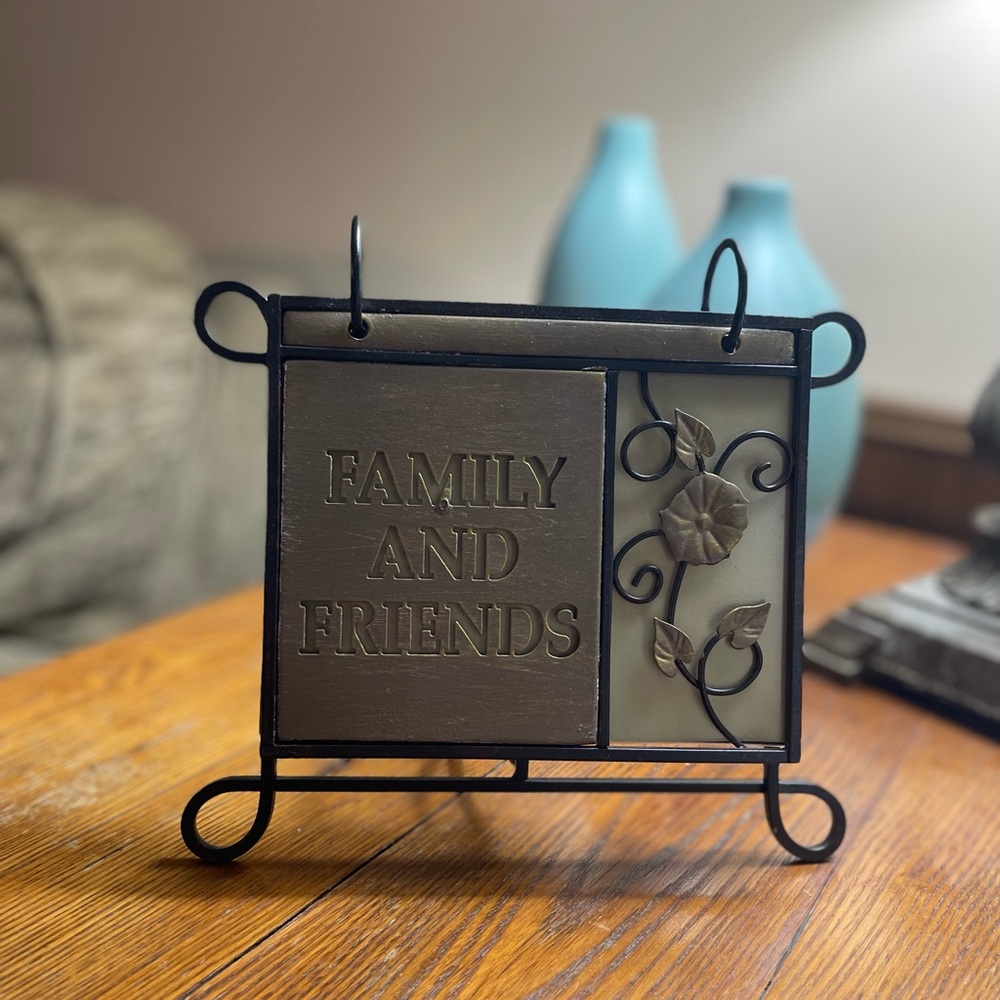 Family And Friends Photo on a Stand